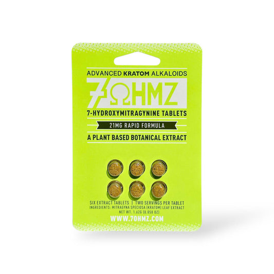 7ohmz rapid formula kratom tablets 21mg