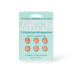 7ohmz 7hydroxymitragynine kratom extract tablets 14mg 6ct
