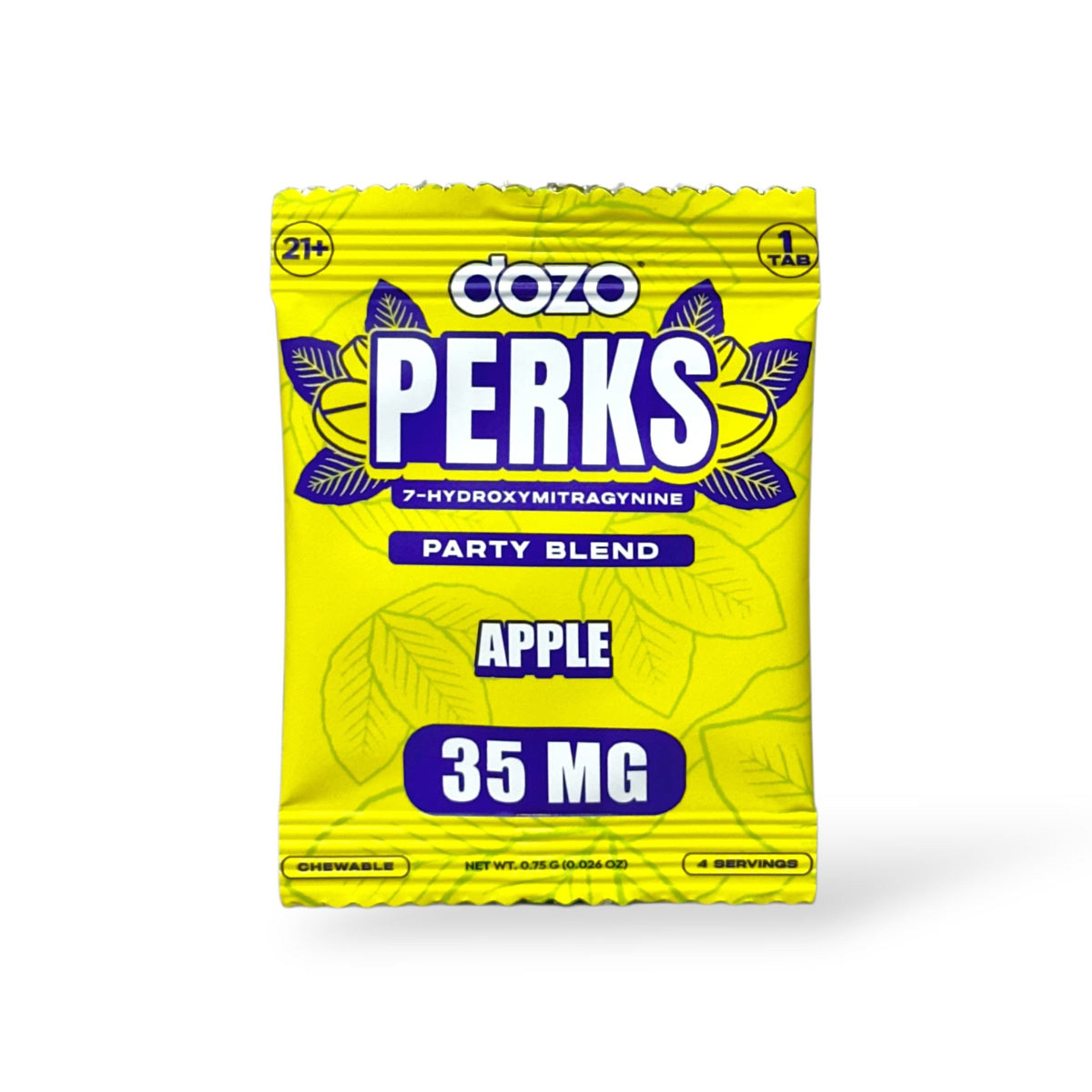dozo perks party blend kratom tablet 35mg