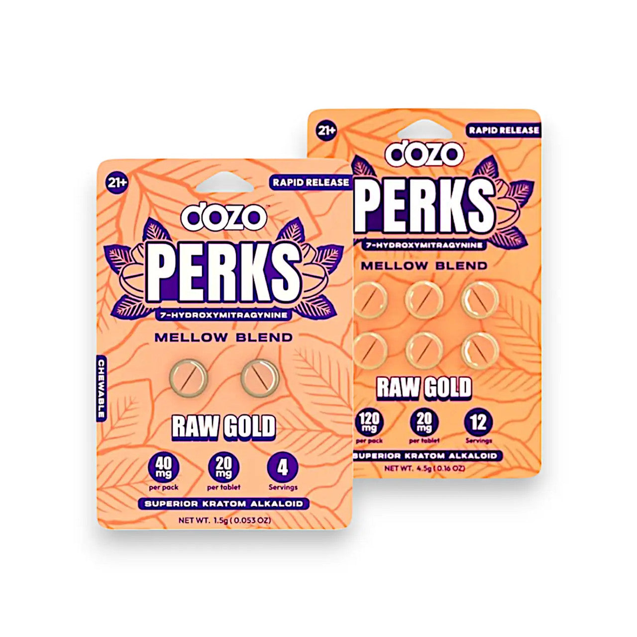 dozo raw gold kratom capsules