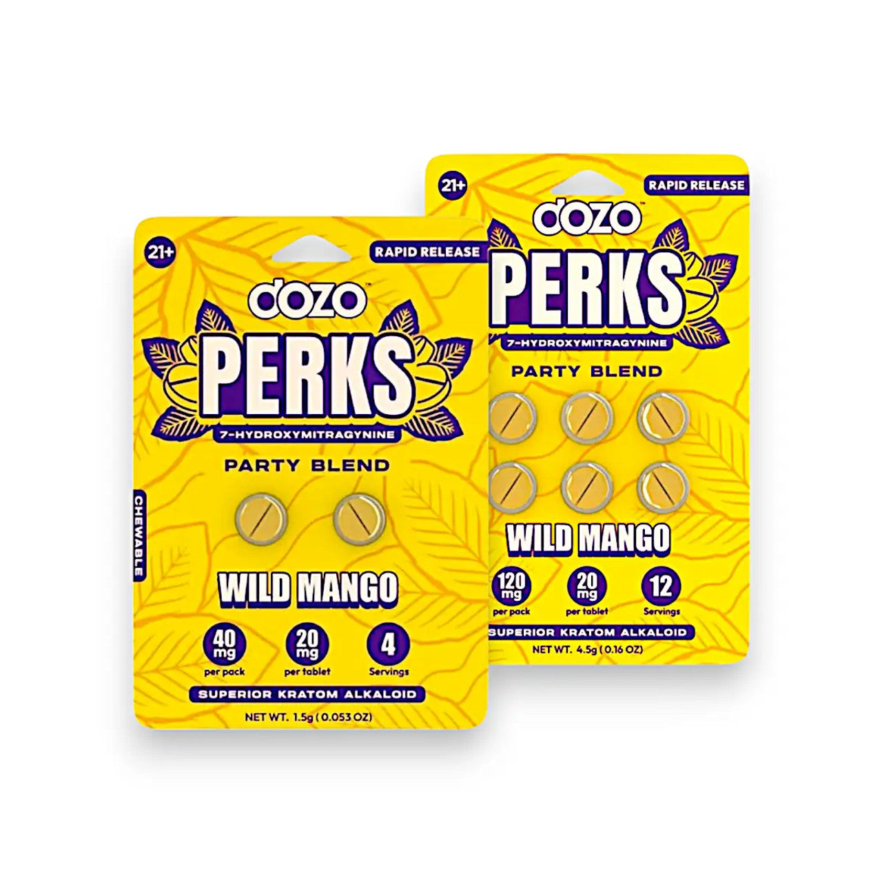 dozo perks wild mango kratom capsules