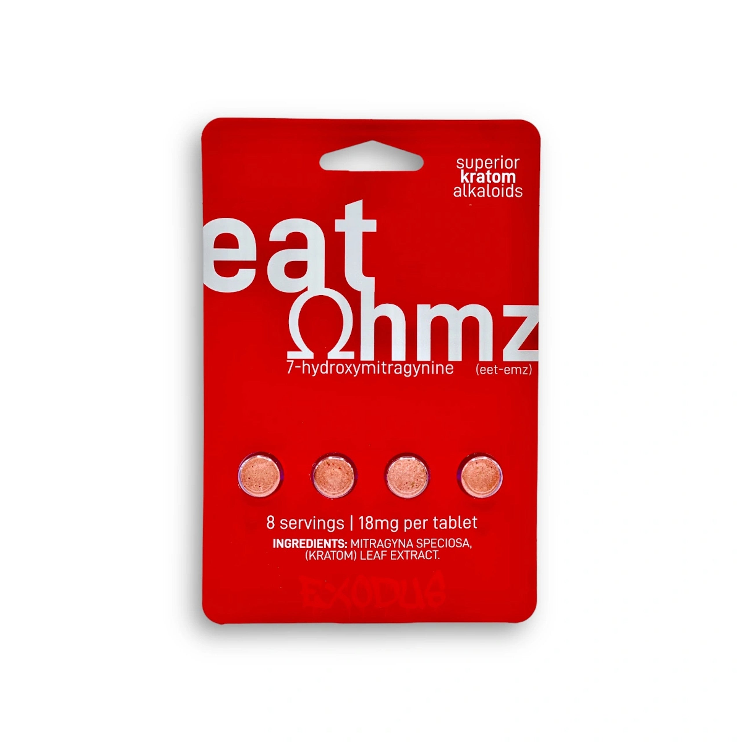 eat ohmz kratom extract tablets 18mg