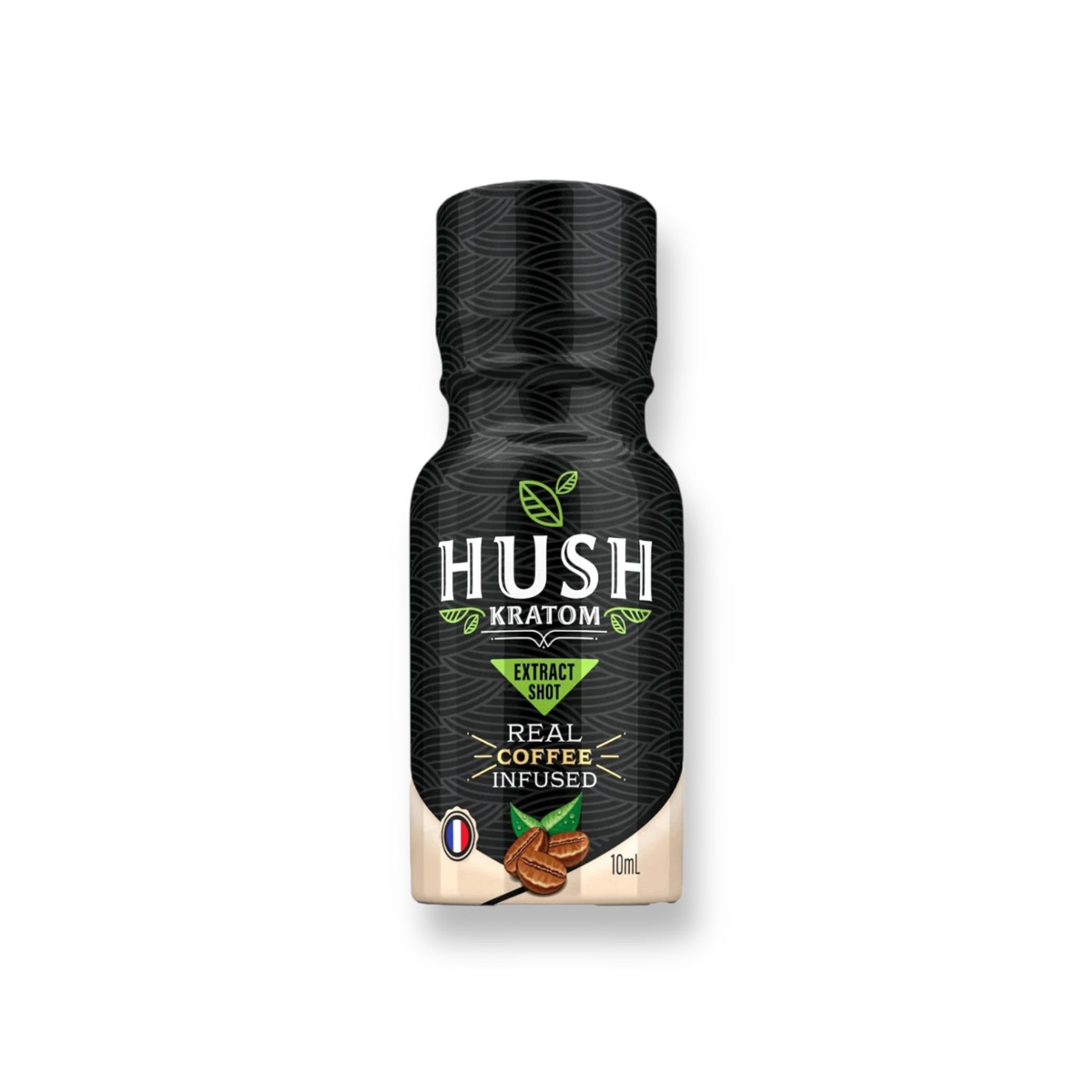 hush kratom coffeeinfused extract shot 10ml