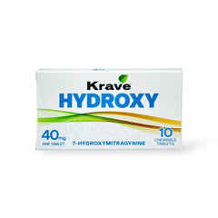 krave hydroxy chewable kratom tablets 40mg