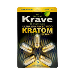krave ultra enhanced indo extract capsules 5 count