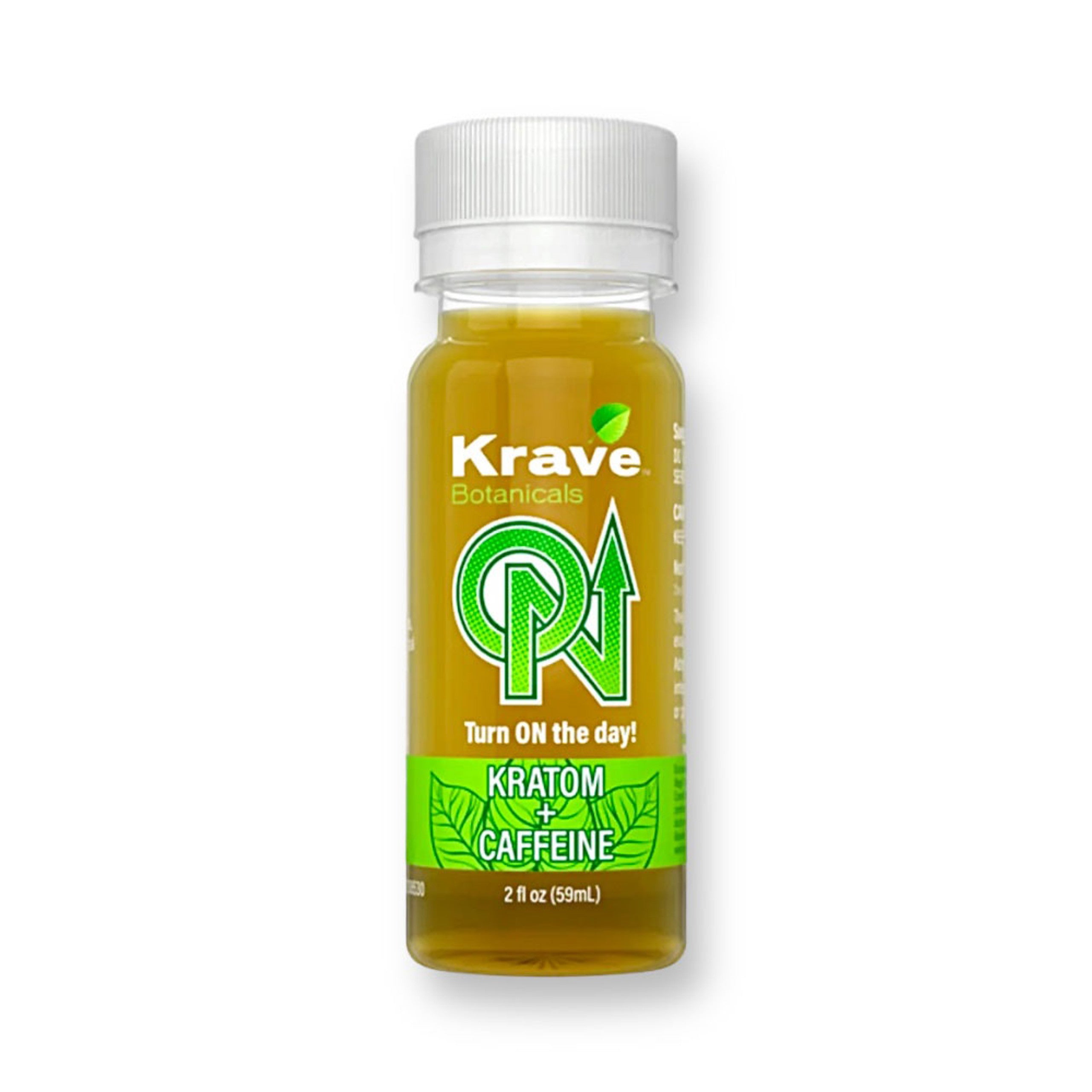krave on kratom & caffeine shot