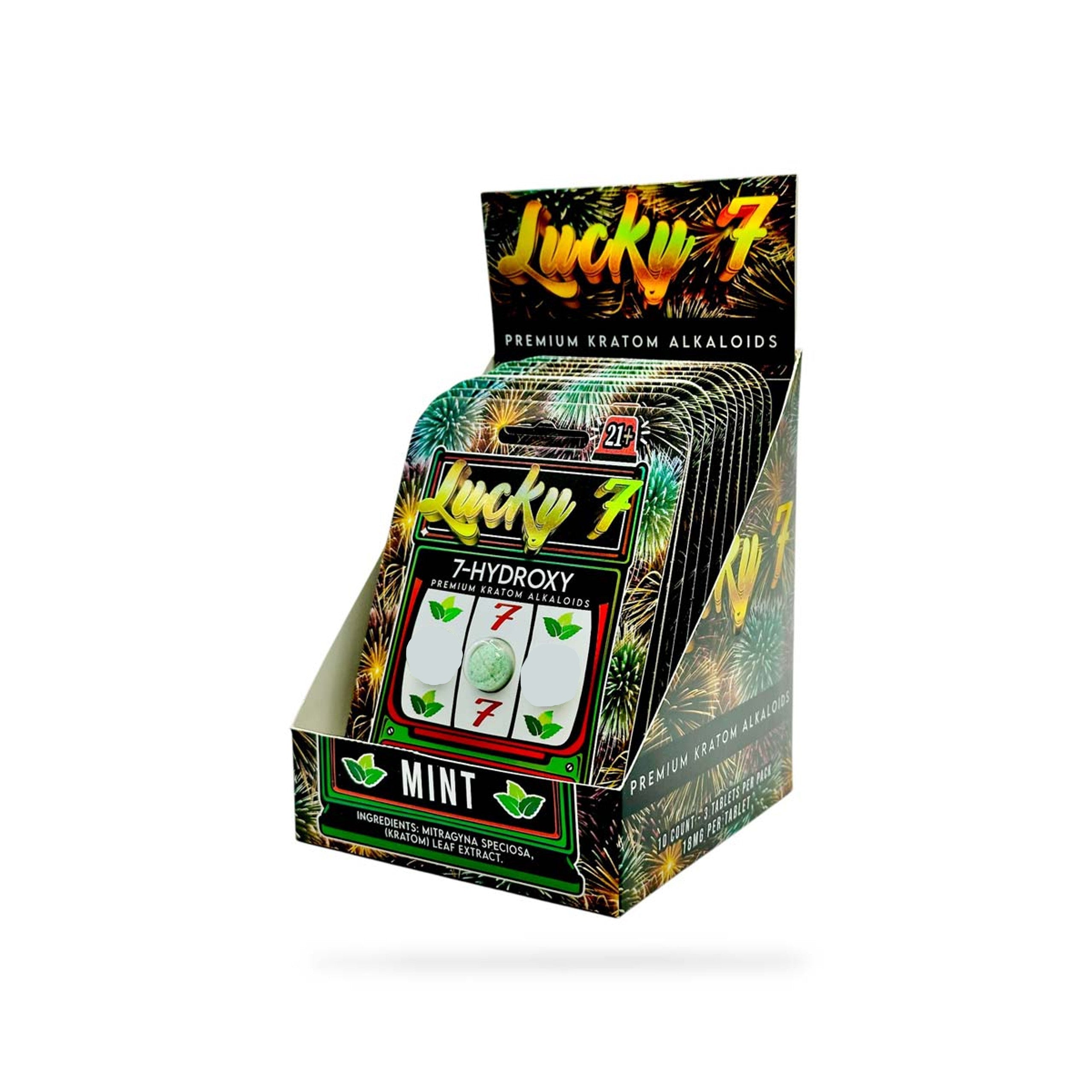 lucky 7 chewable tablets mint flavor 18mg