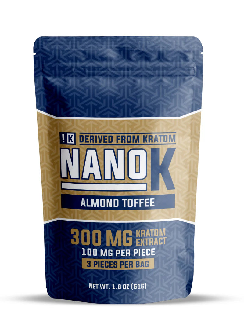 nano k almond toffee 3piece edible pack