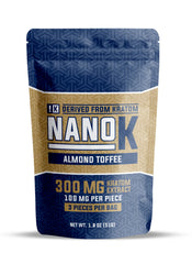 nano k almond toffee 3piece edible pack