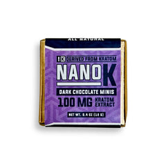 nano k dark chocolate minis 100mg kratom extract
