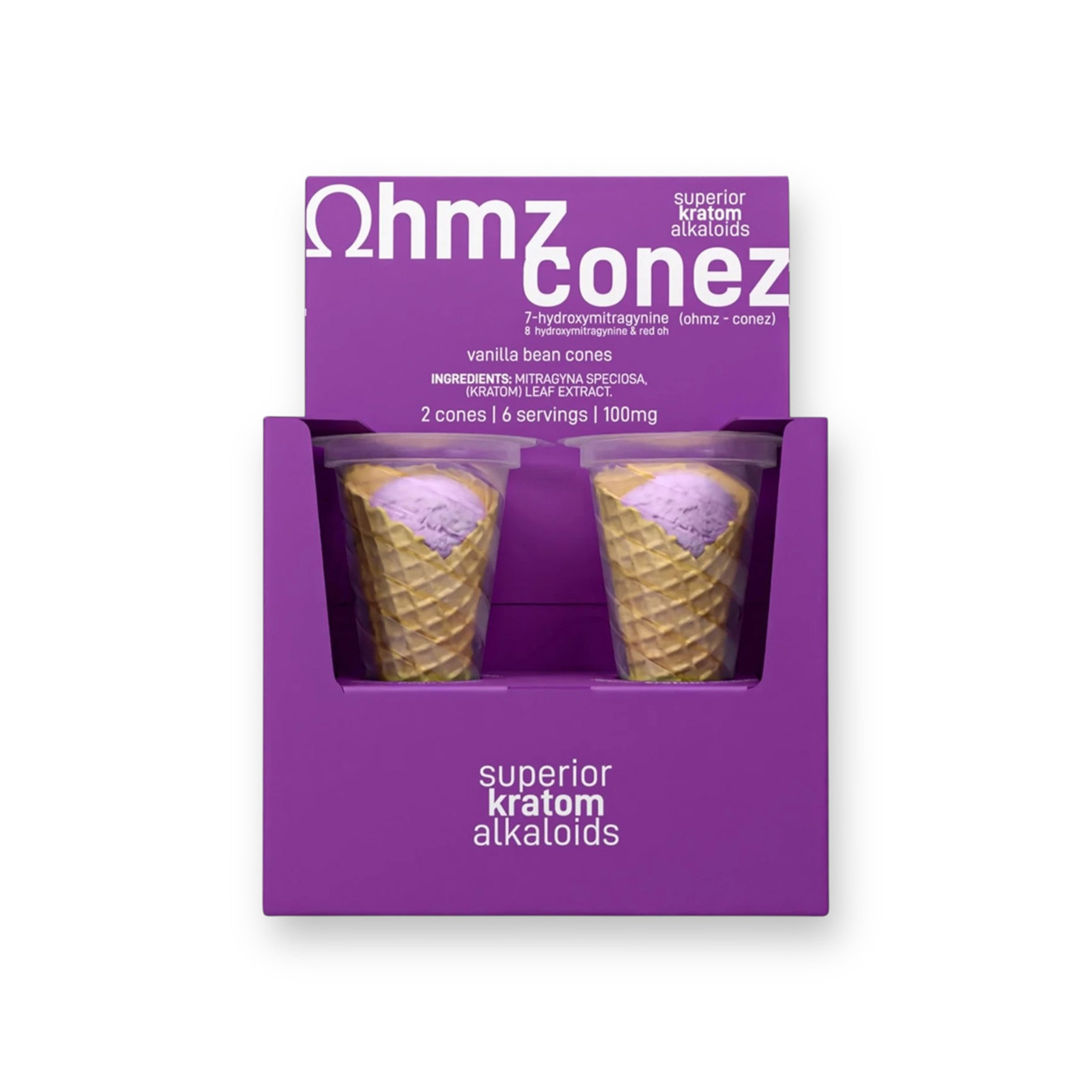 OHMZ Conez 7-OH/8-OH/ Red-OH Cones Vanilla Bean 100mg