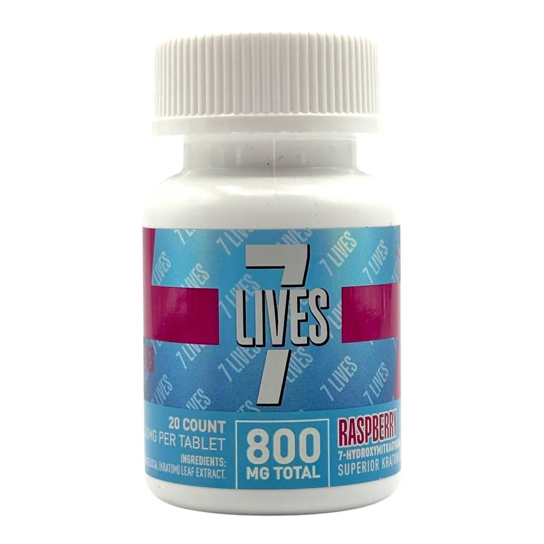 7 Lives 7-Hydroxymitragynine Extract Tablets - Raspberry