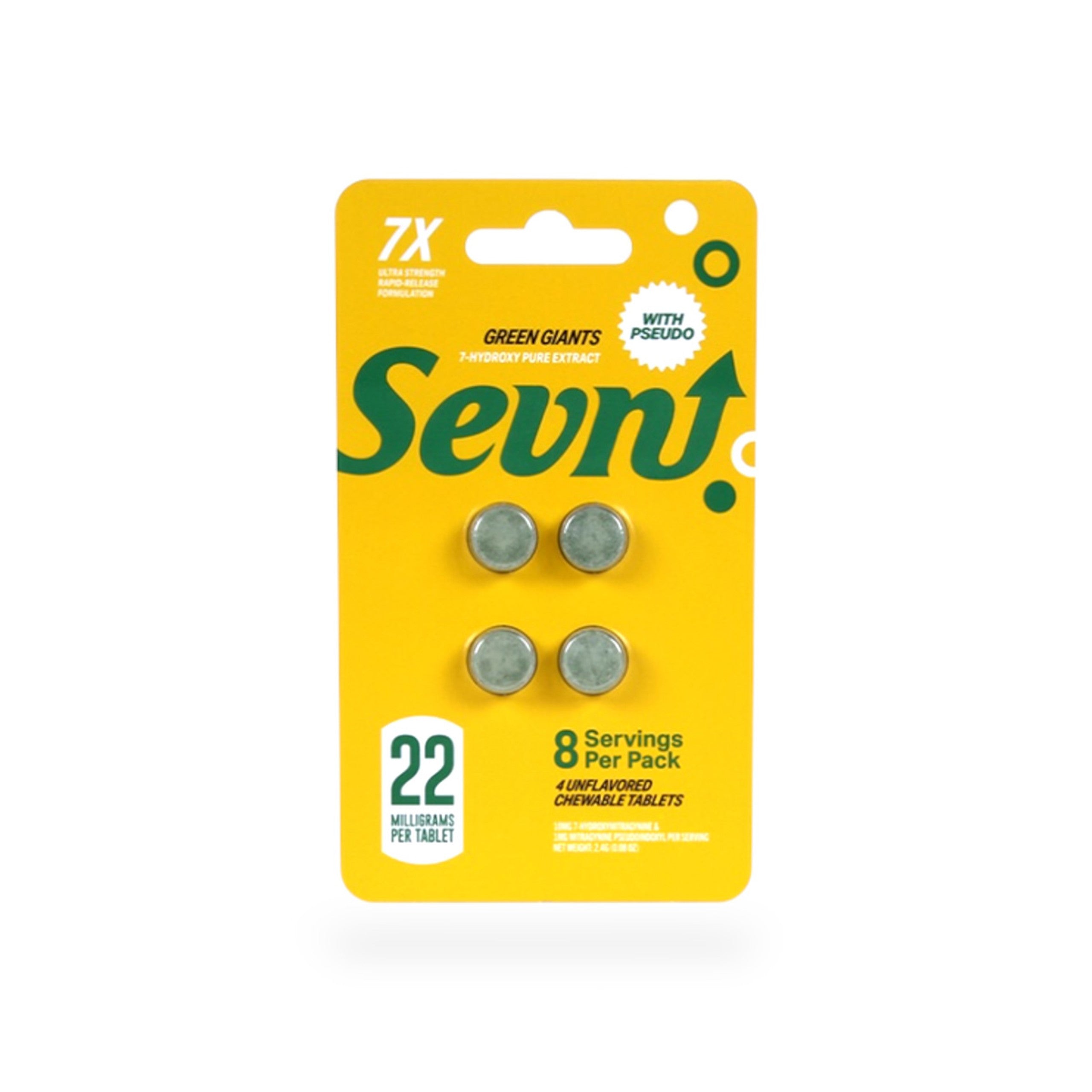 sevn green giants kratom tablets 22mg