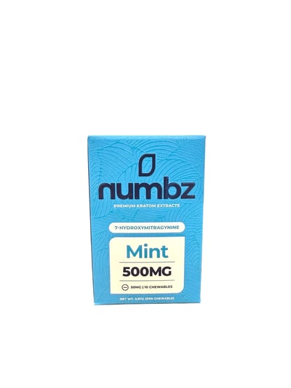 numbz 7-OH + MIT Chewable Tablets Mint 50mg Per Tablet