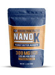 Nano K Kratom Extract Peanut Butter Nuggets 300mg