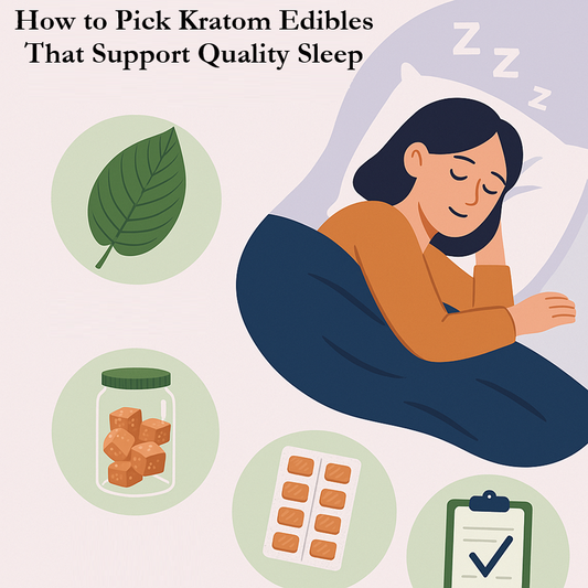 How to Pick Kratom Edibles That Support Quality Sleep?