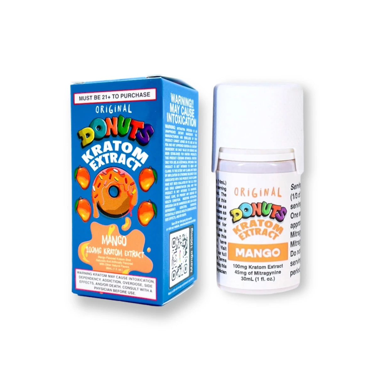 donuts mango kratom extract shot 100mg