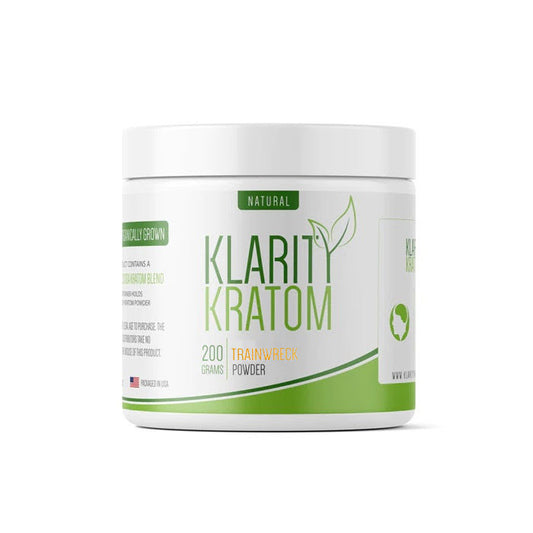 klarity kratom trainwreck blend powder 200