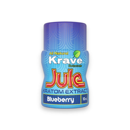 krave jule kratom extract shot blueberry 10ml
