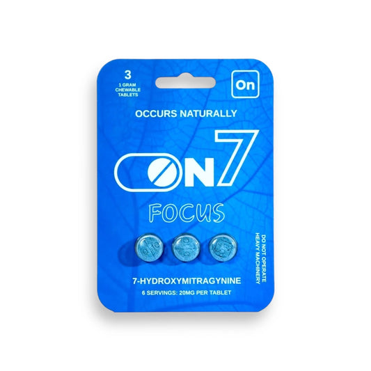 on7 kratom tablets focus formula 20mg