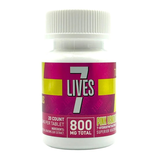 7 Lives 7-Hydroxymitragynine Extract Tablets - Pink Lemonade
