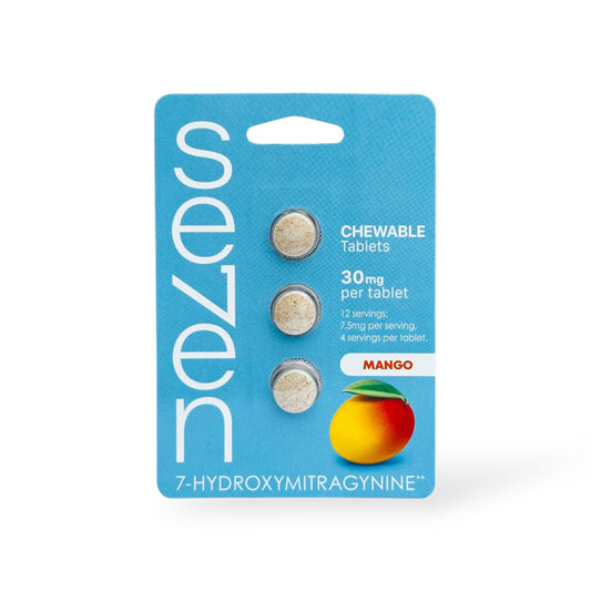 se7en 7hydroxymitragynine chewable kratom tablets